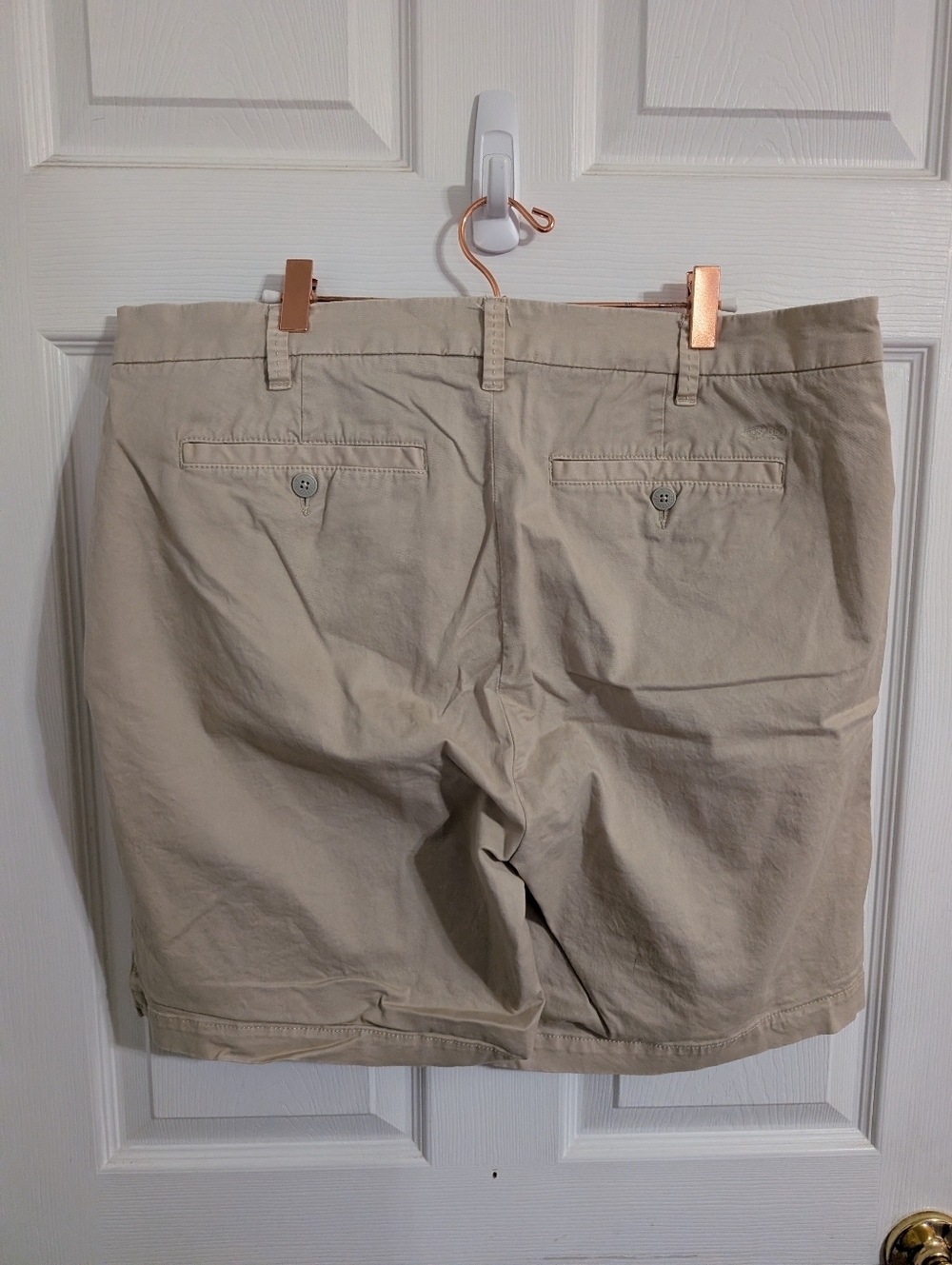 Orvis Mens Shorts Beige Tan Khaki Cotton Size 38 Outdoor Hiking - Picture 3 of 5